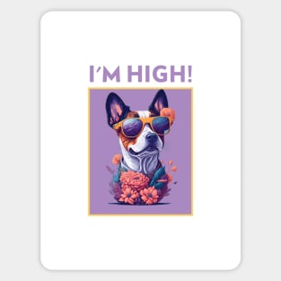 Cool Dog Art Sticker